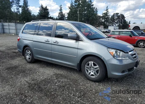 2007 Honda Odyssey Exl from USA, damaged, VIN 5FNRL387X7B014890